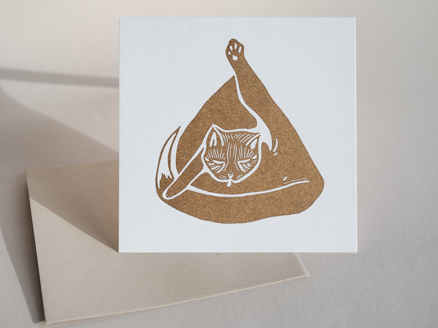 Yoga Cat - Triangle