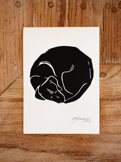 Yoga Dog Print Series