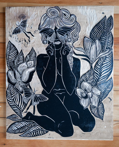 Moth Wings and Melancholy | Black & White Edition